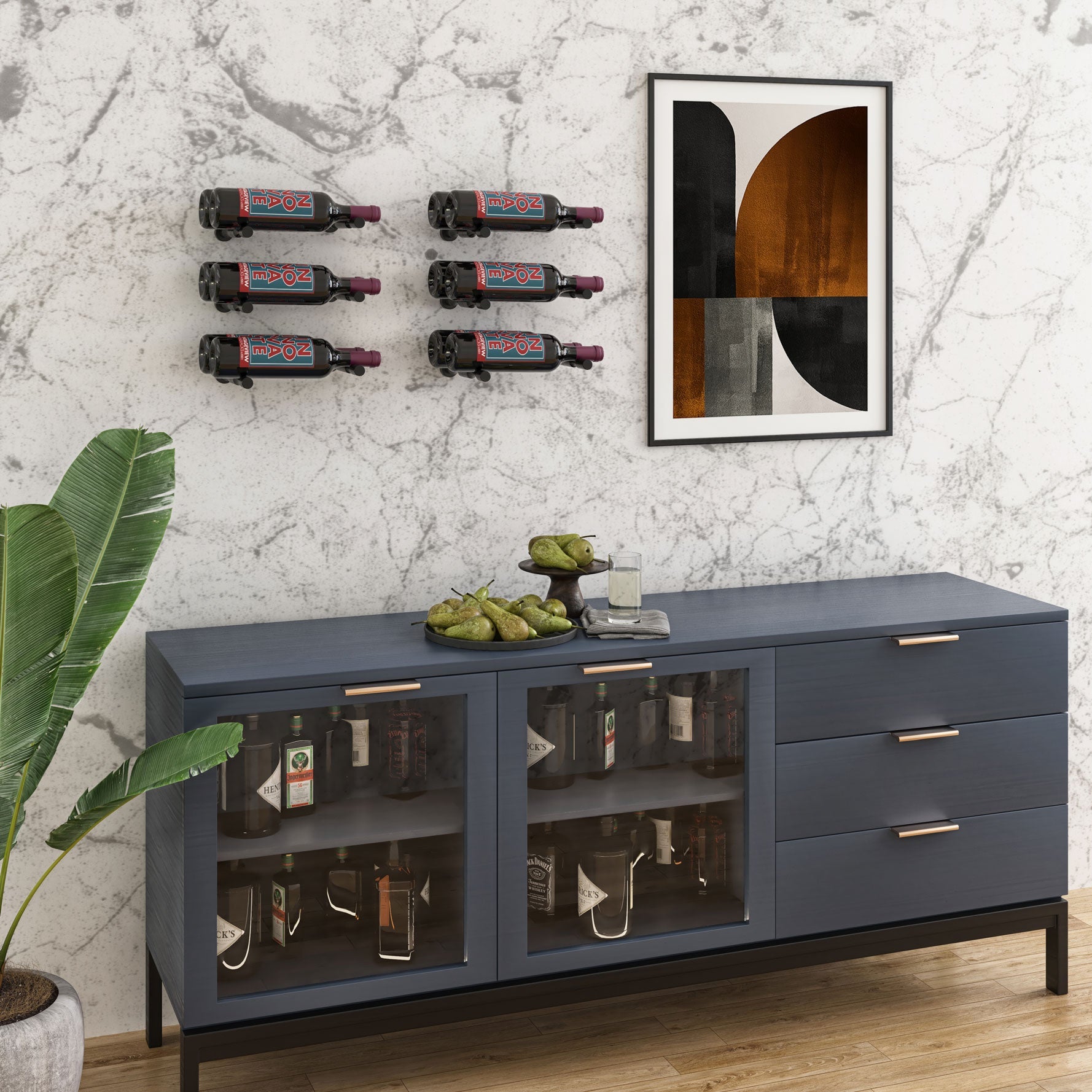 VintageView Vino Pins 2 (wall mounted metal wine rack peg)