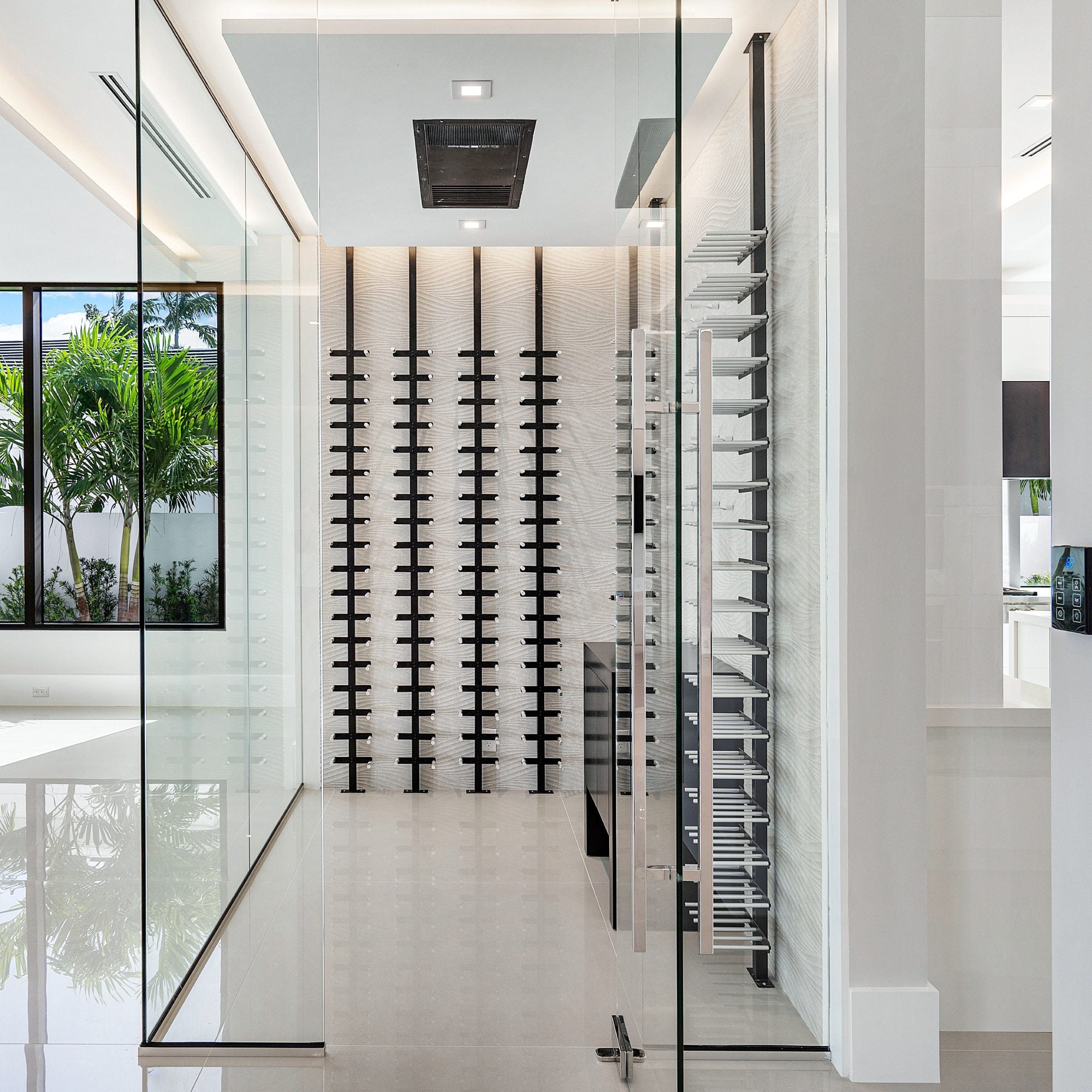 VintageView Vino Rails Single Sided Post Kit 10 (floor-to-ceiling wine rack system)