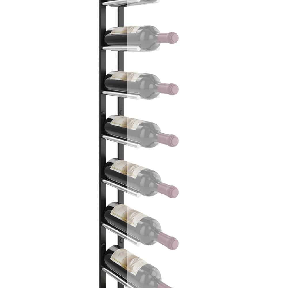 VintageView Vino Rails Flex 45 Mounting Strip (wall mounted metal wine rack system component)