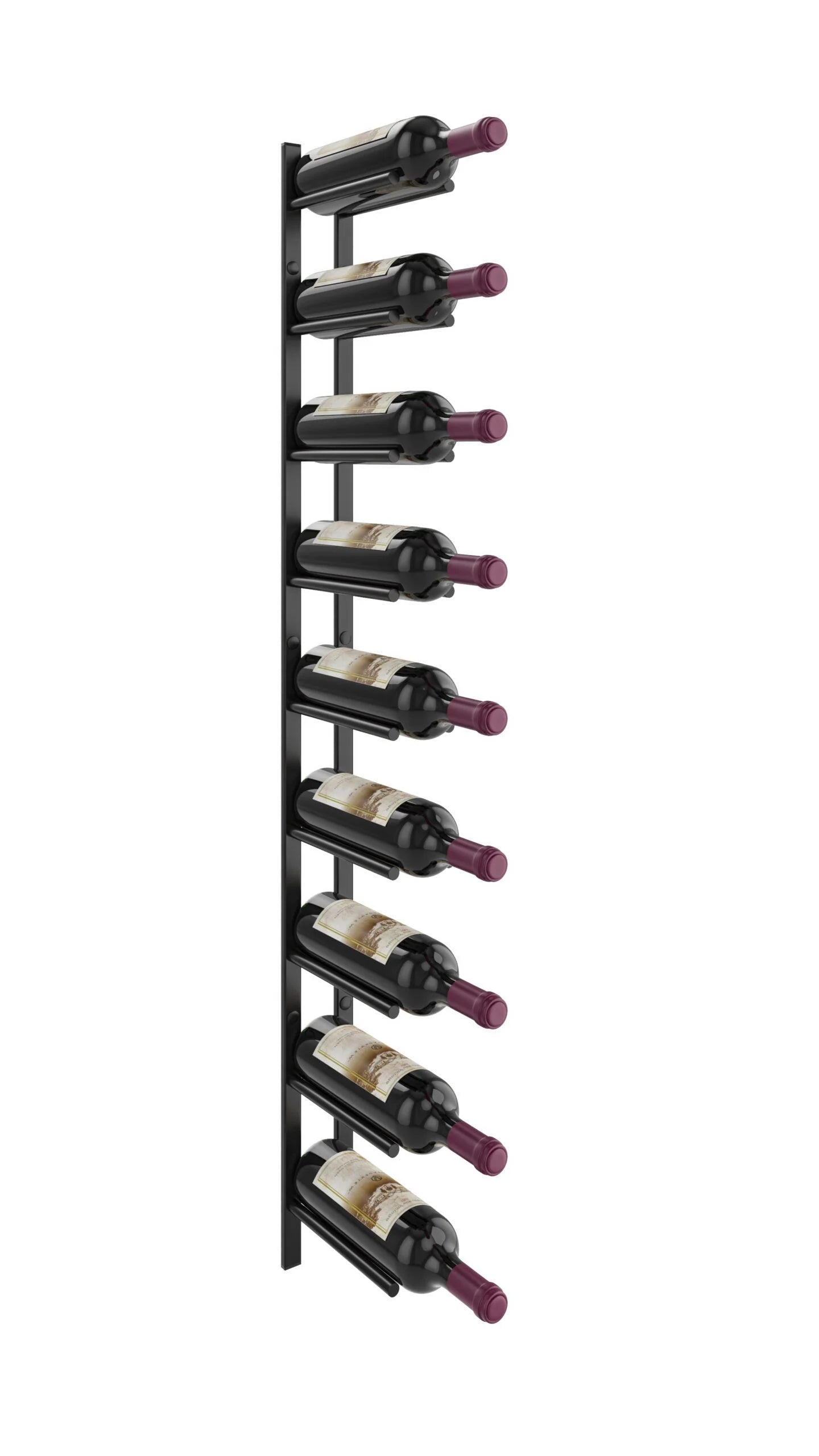 VintageView Vino Rails Flex 45 (wall mounted metal wine rack system)