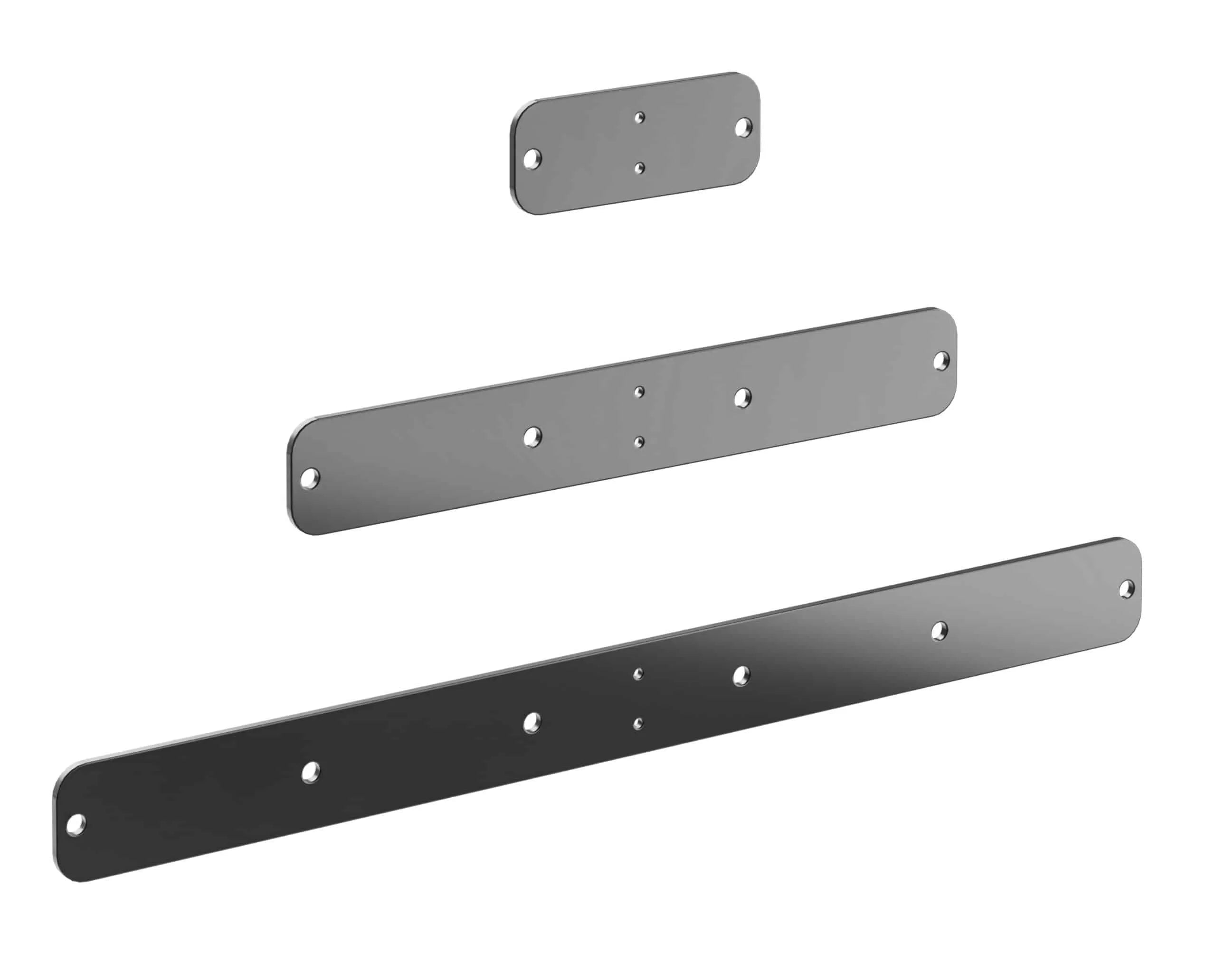 VintageView Vino Rails Magnum Mounting Plate (floating wine rack system component) Gloss Black