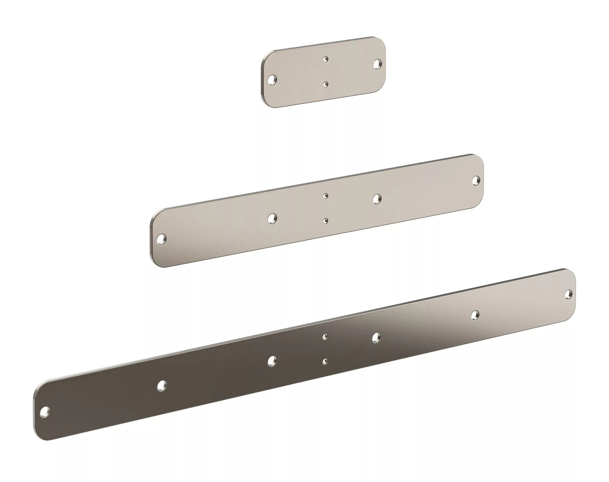 VintageView Vino Rails Magnum Mounting Plate (floating wine rack system component) Gun Metal