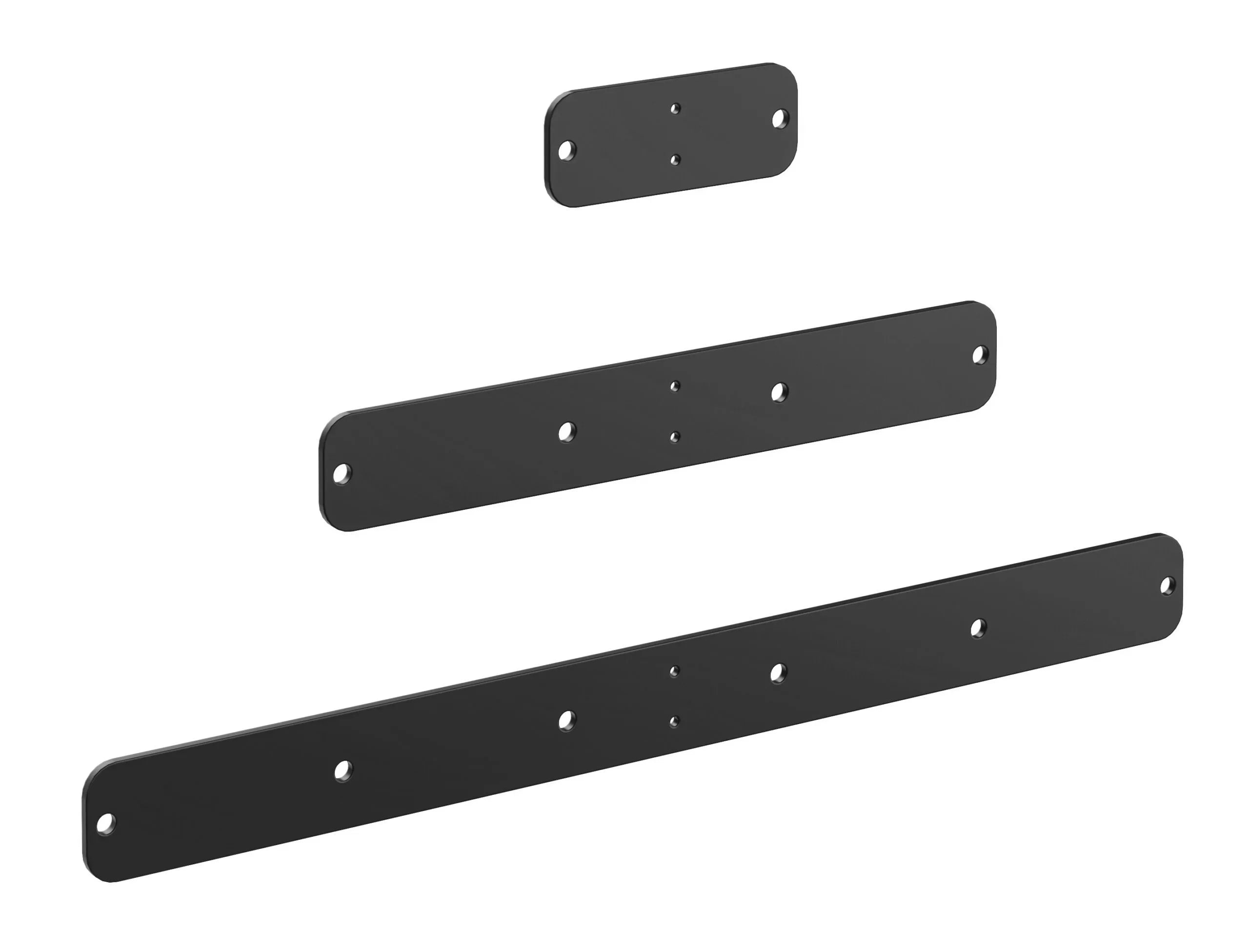 VintageView Vino Rails Magnum Mounting Plate (floating wine rack system component) Matte Black