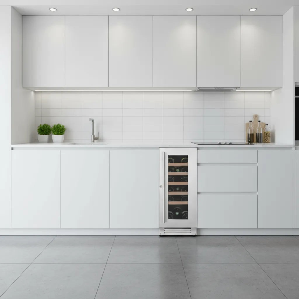 Vantaggio Wine Cellars Vantaggio V20 Single Zone Stainless Steel Wine Cooler