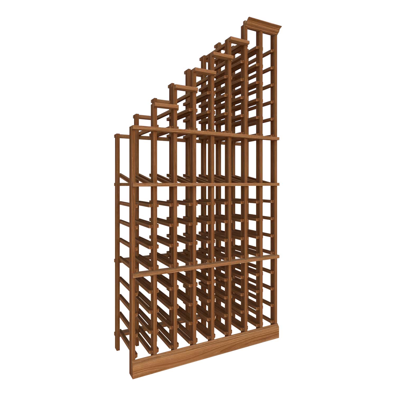 Premier Cru Wine Racks Waterfall Left - Premier Cru Premium Wooden Racking Canadian Toasted Maple