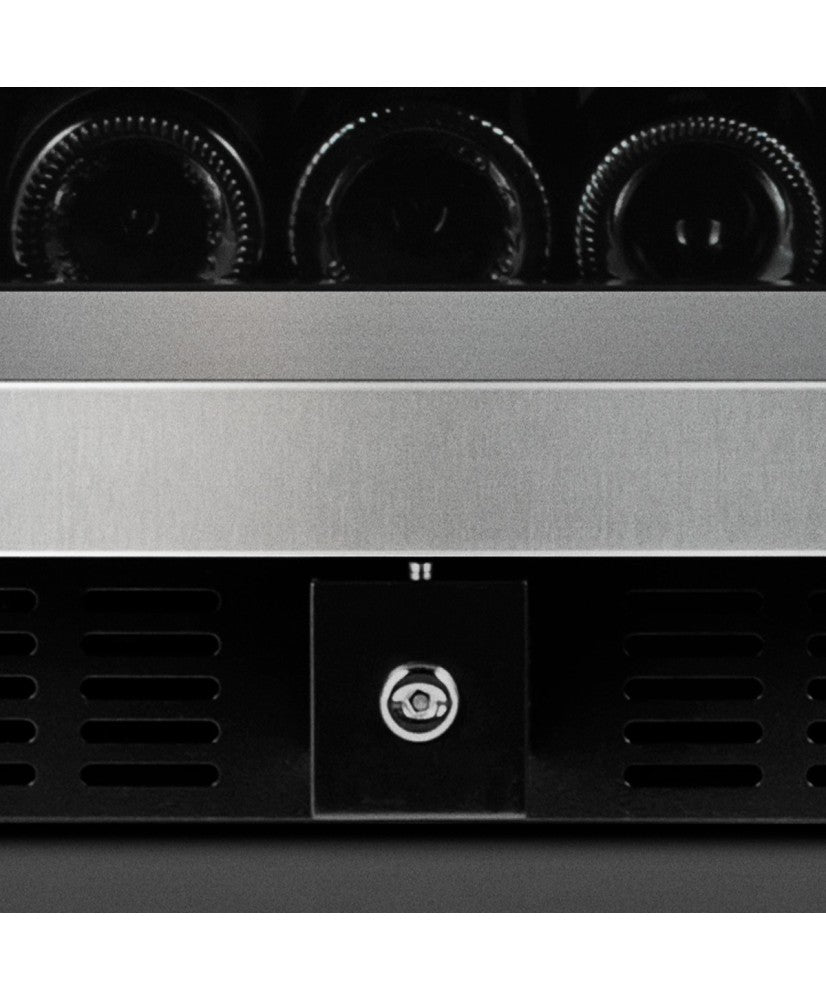 Wine Cell'R 166 Bottles Diamond Collection - Dual Zone - Reversible Door