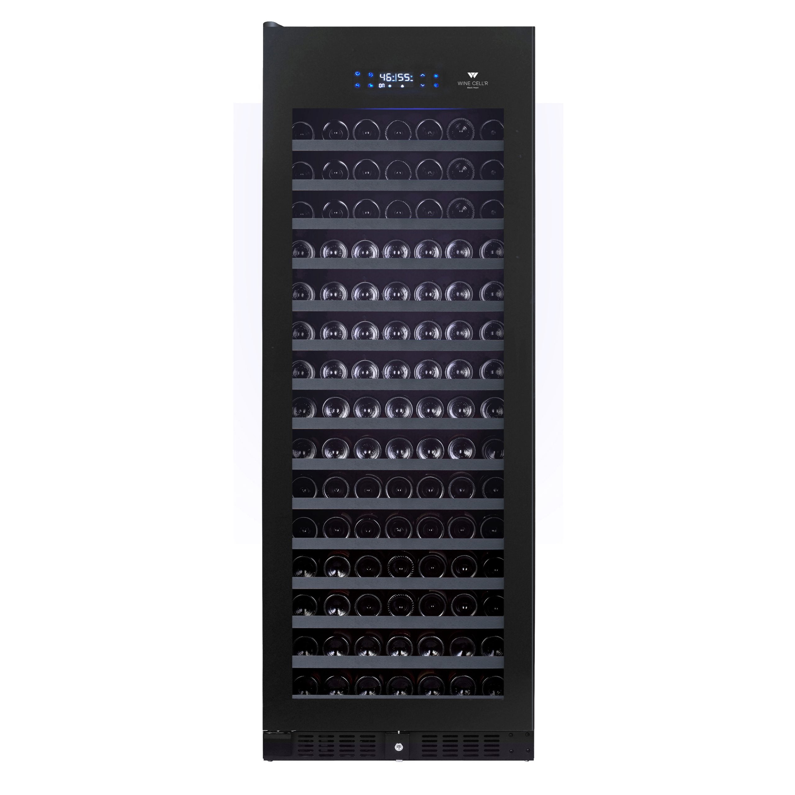 Wine Cell'R Wine CellR Wine Cabinet - Black Pearl Collection Single Zone 194 Bottle