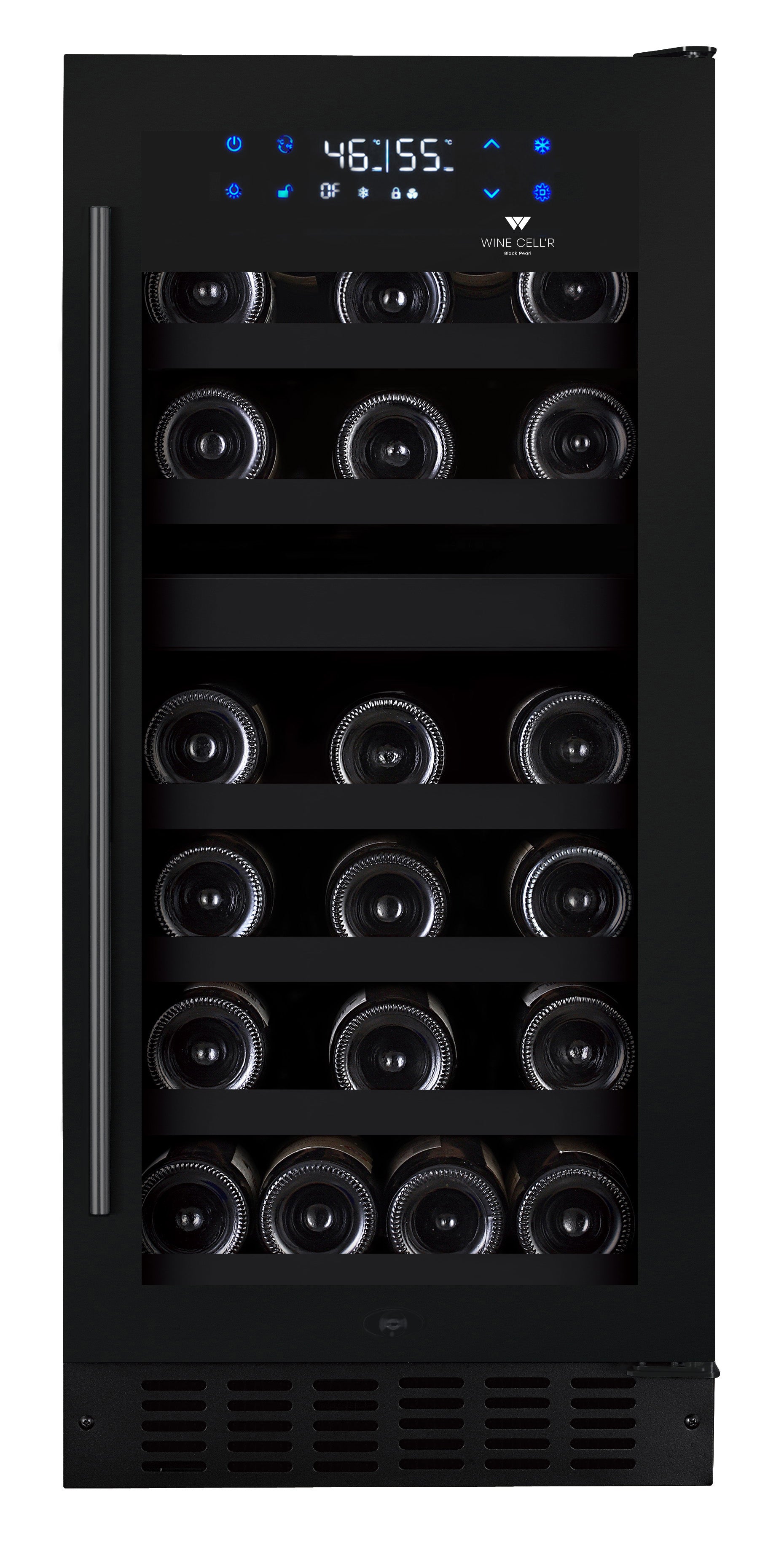 Wine Cell'R Wine Cell'R Black Pearl Collection Dual Zone 26 Bottle