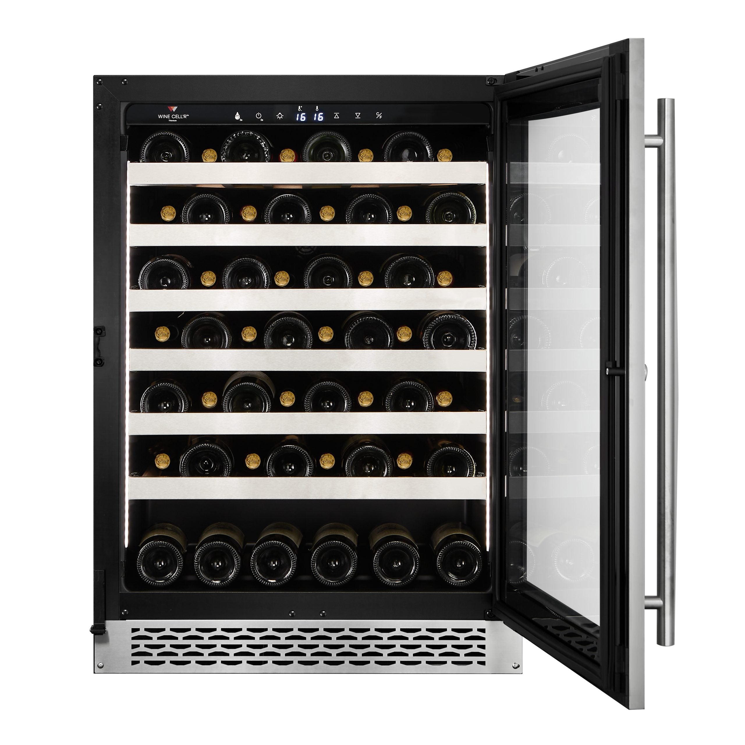 Wine Cell'R Wine Cell’R 54 Bottle Titanium Collection