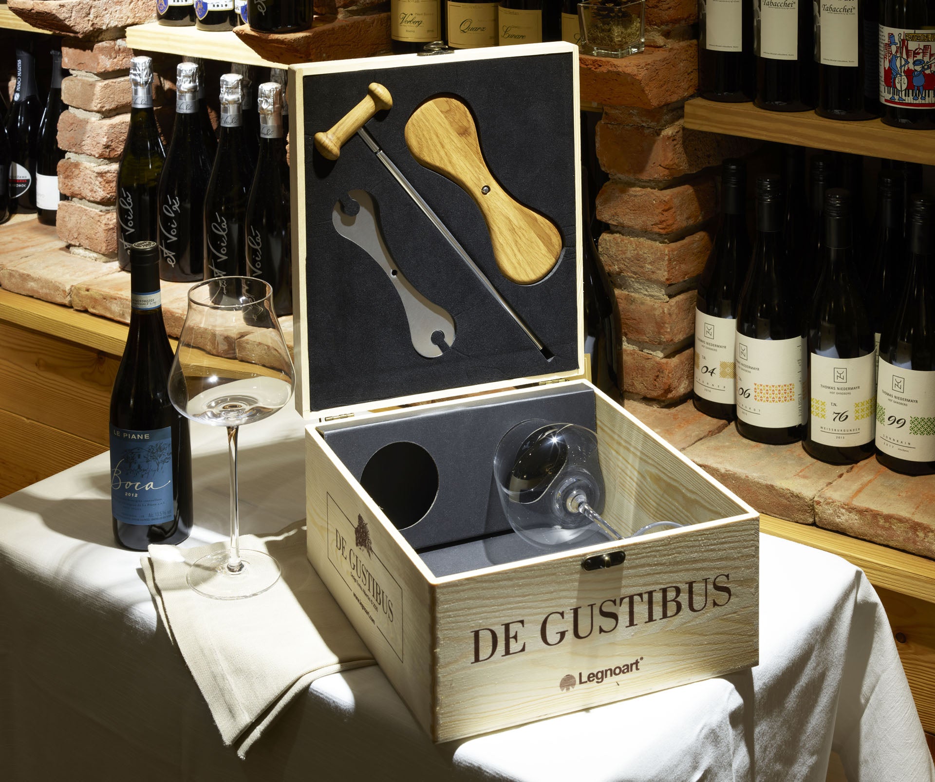 Legnoart DEGUSTIBUS Wine Tasting Glass Set