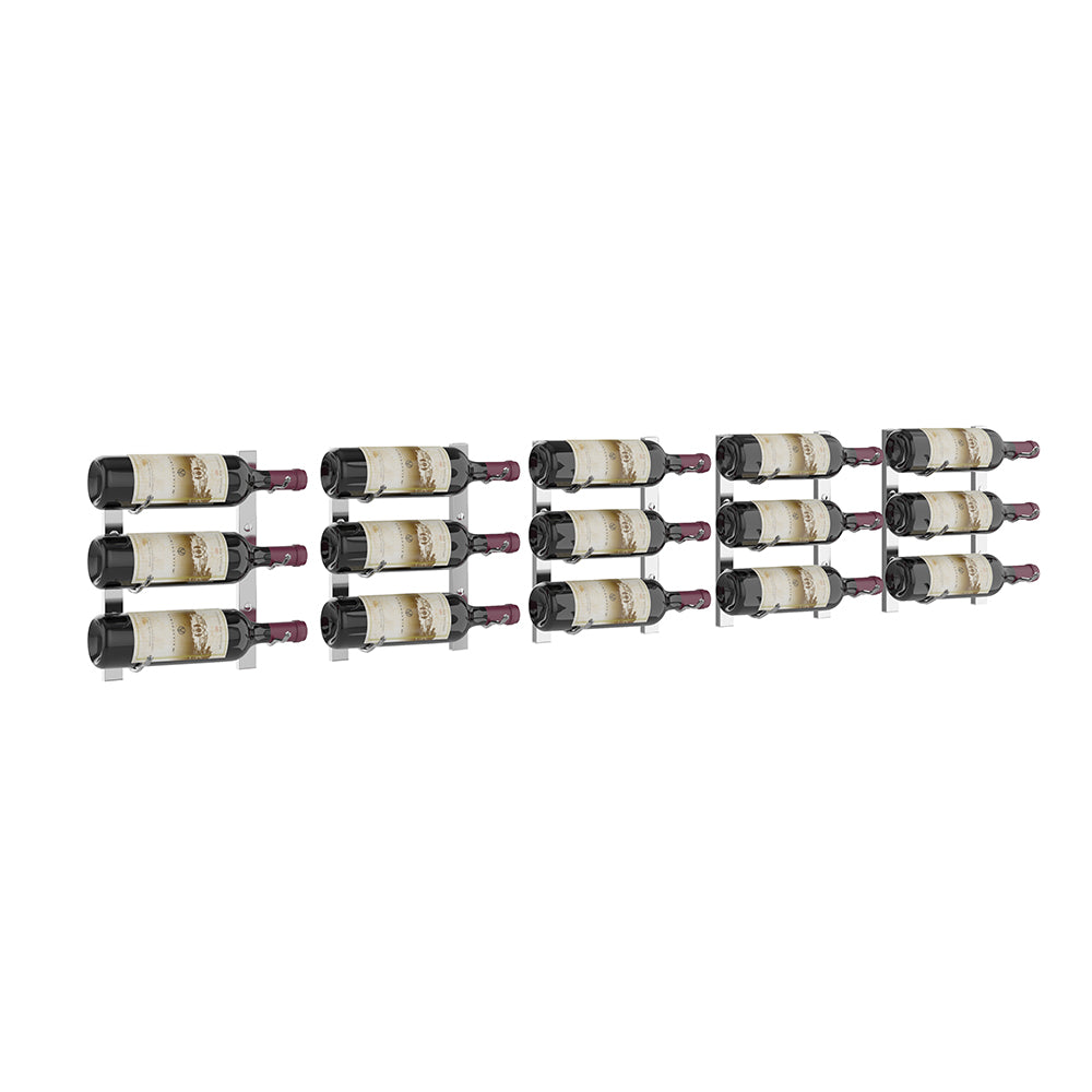 VintageView W Series Over the Couch Metal Wine Rack Chrome Luxe Single