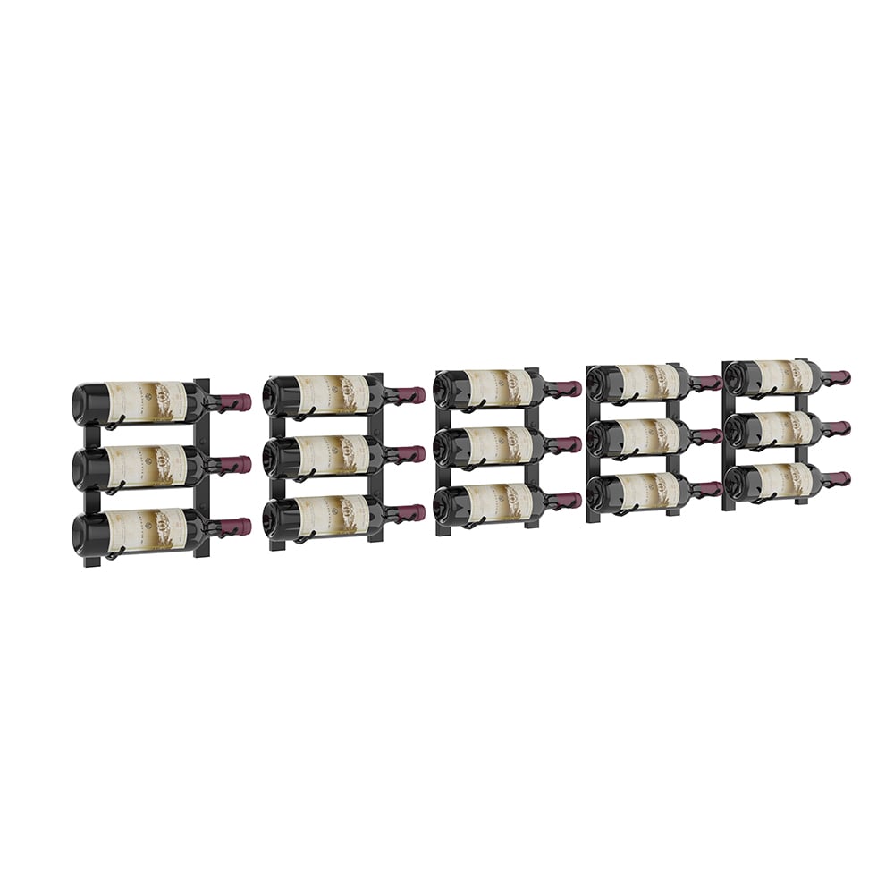 VintageView W Series Over the Couch Metal Wine Rack Matte Black Single