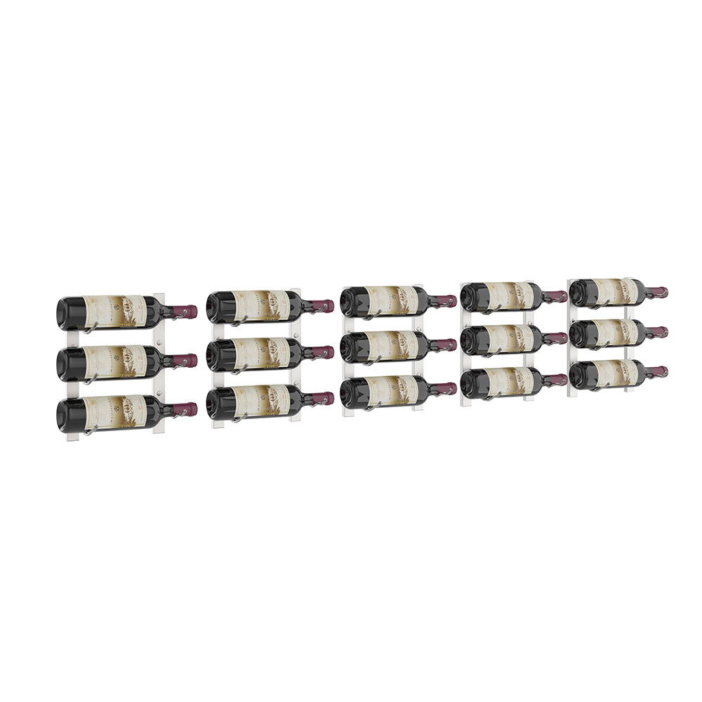 VintageView W Series Over the Couch Metal Wine Rack Brushed Nickel Single