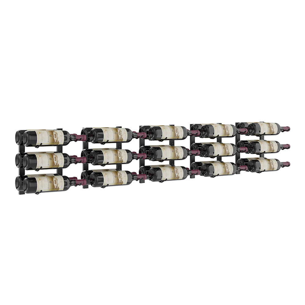 VintageView W Series Over the Couch Metal Wine Rack Matte Black Double
