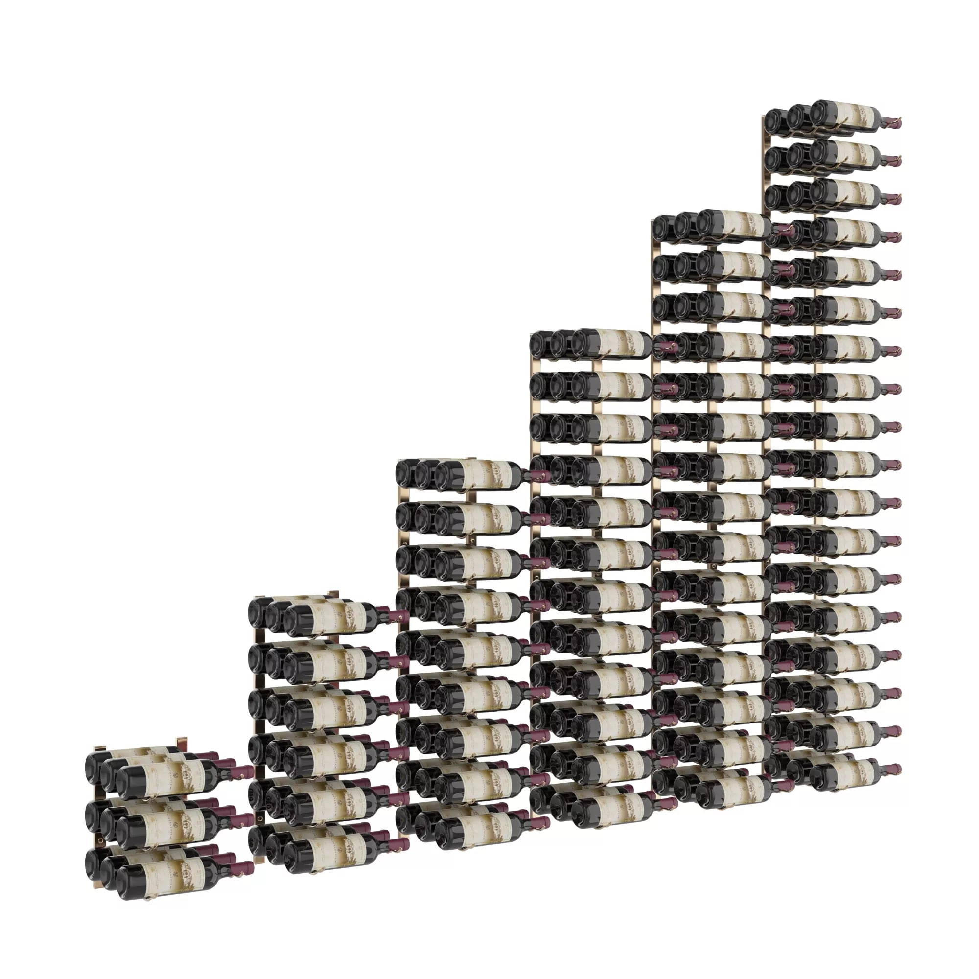 VintageView W Series Under the Stairs (wall mounted metal wine rack kit)