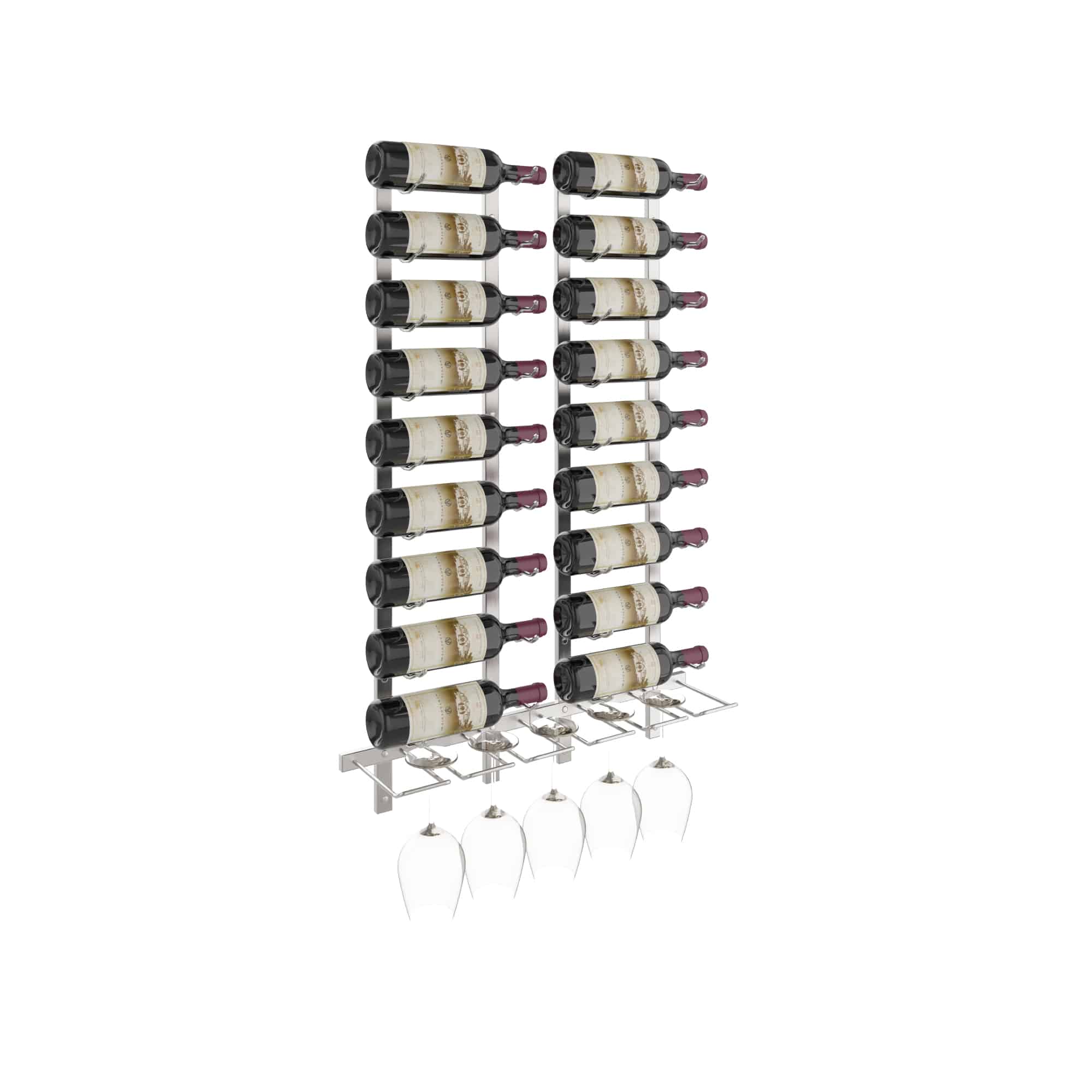 W Series Wet Bar (wall mounted metal wine rack kit)