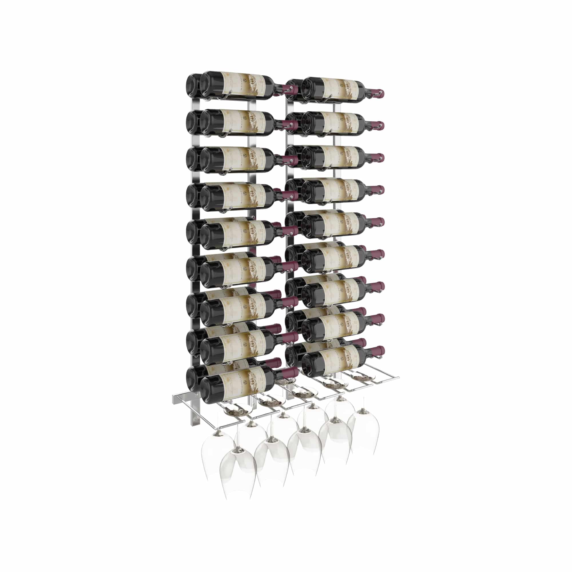 W Series Wet Bar (wall mounted metal wine rack kit)