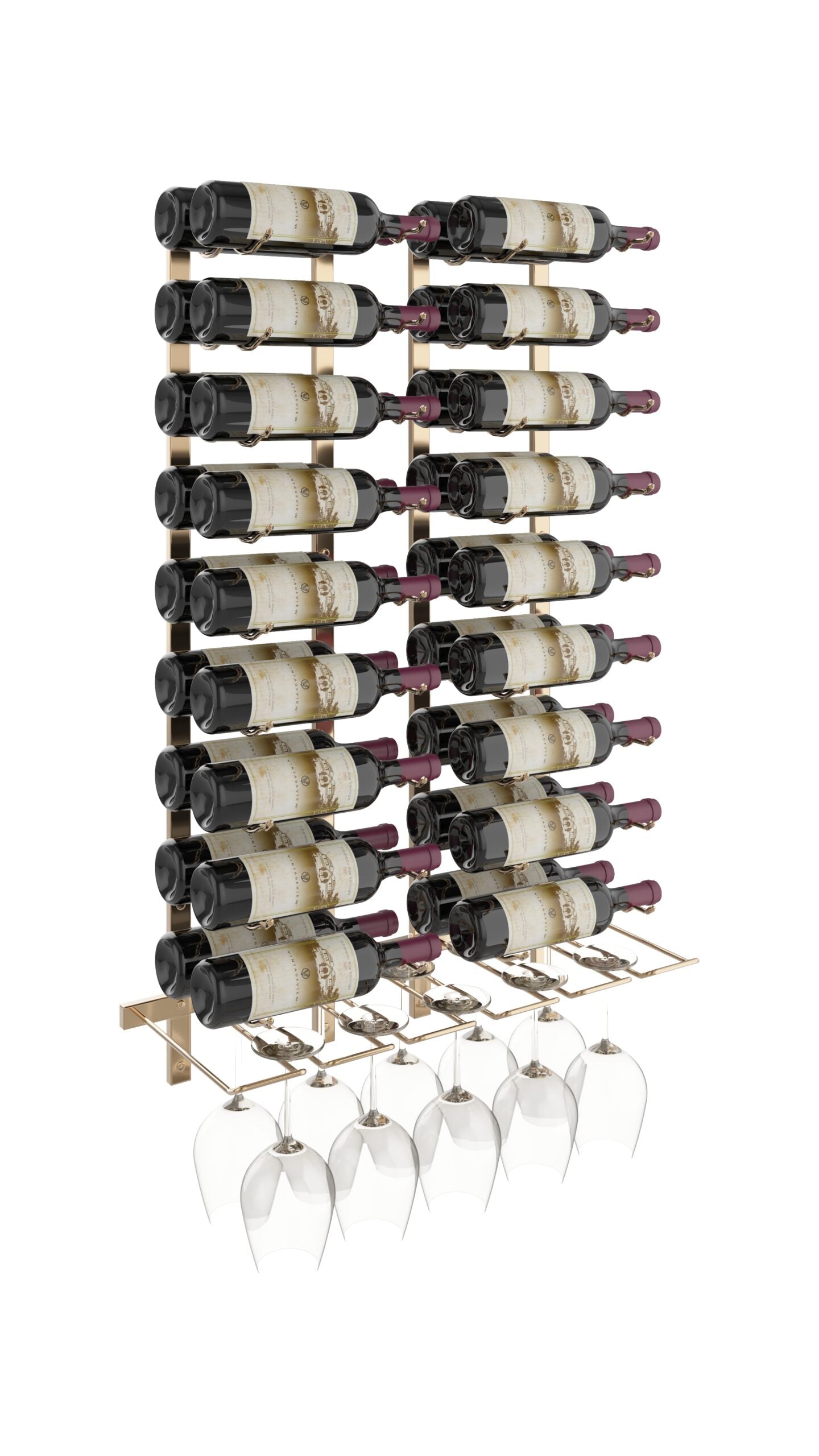 W Series Wet Bar (wall mounted metal wine rack kit)