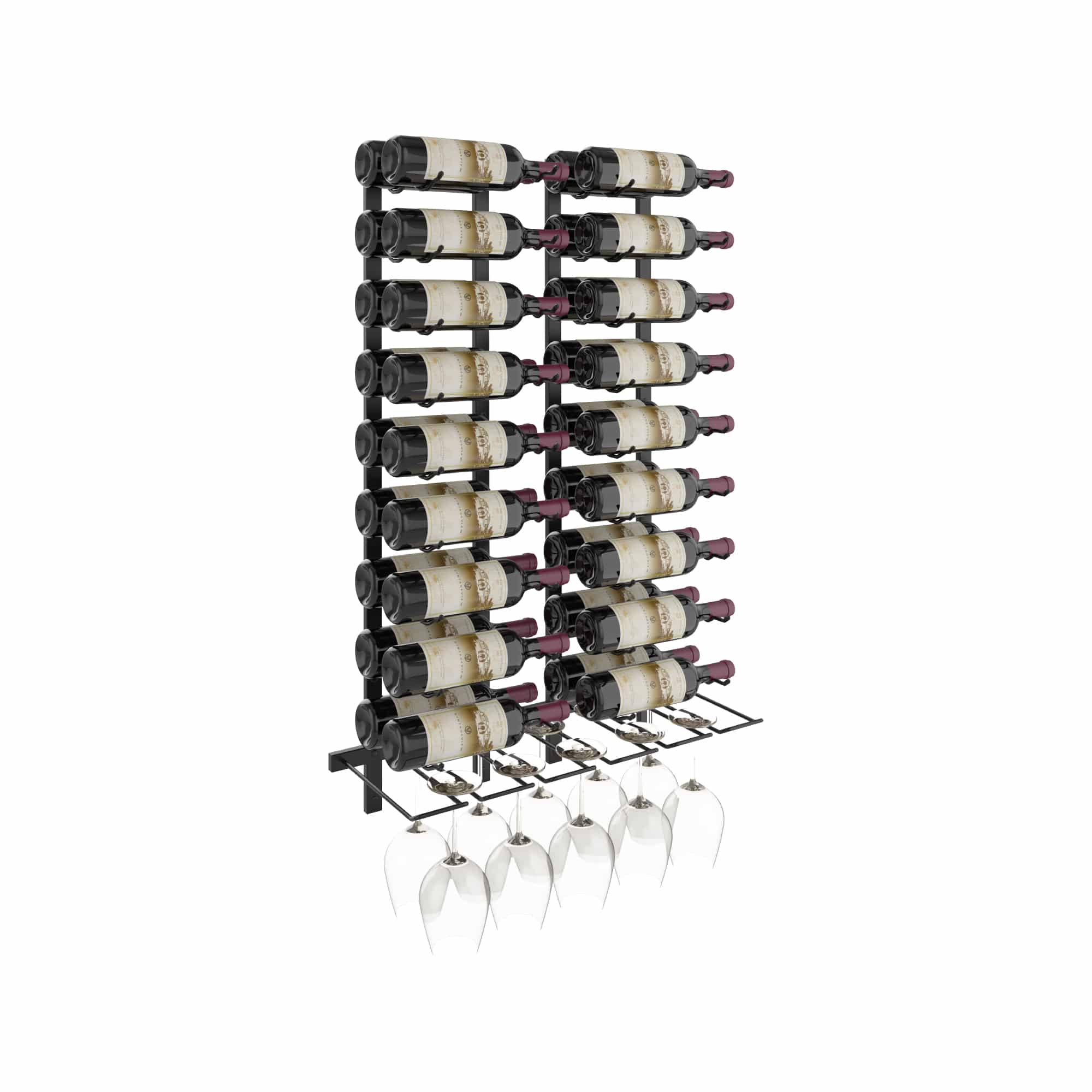 W Series Wet Bar (wall mounted metal wine rack kit)
