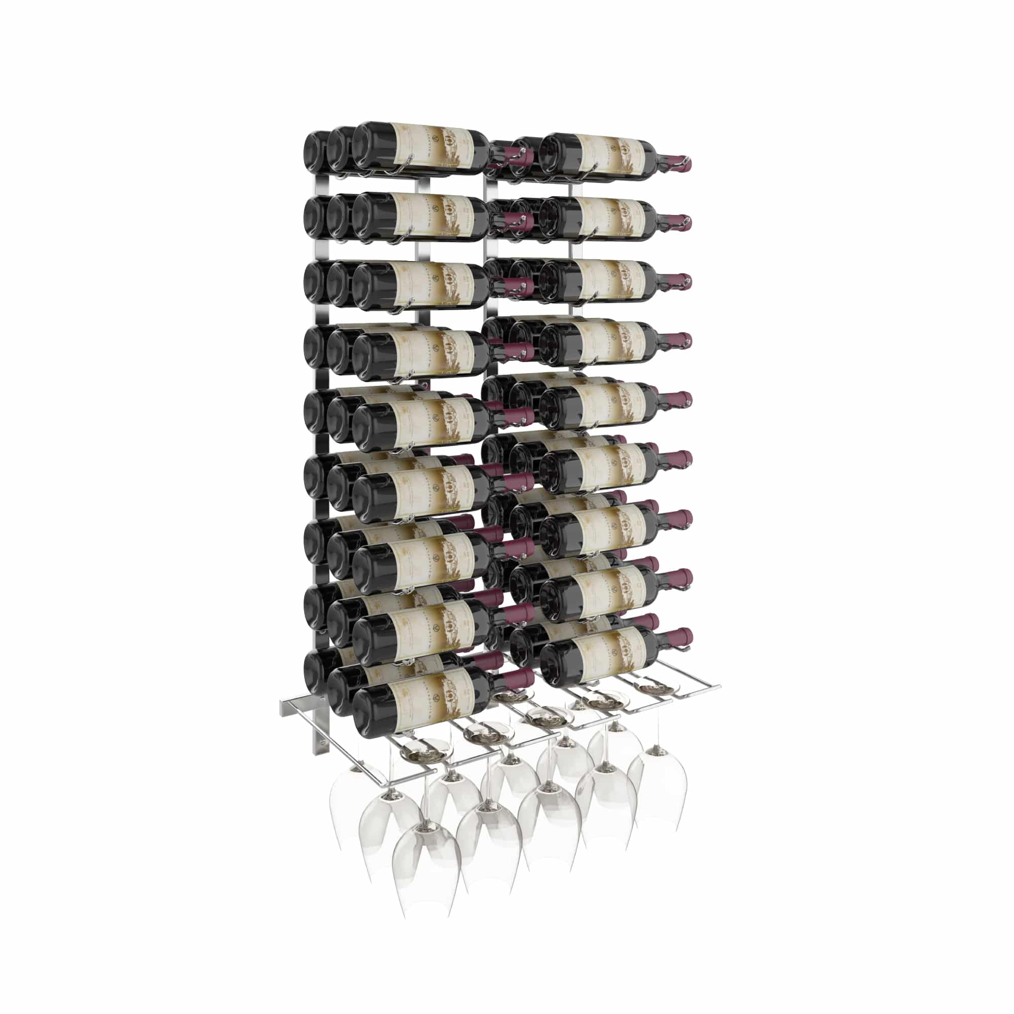 W Series Wet Bar (wall mounted metal wine rack kit)