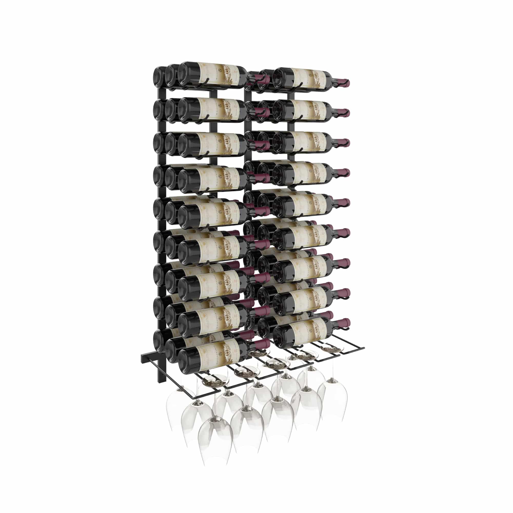 W Series Wet Bar (wall mounted metal wine rack kit)
