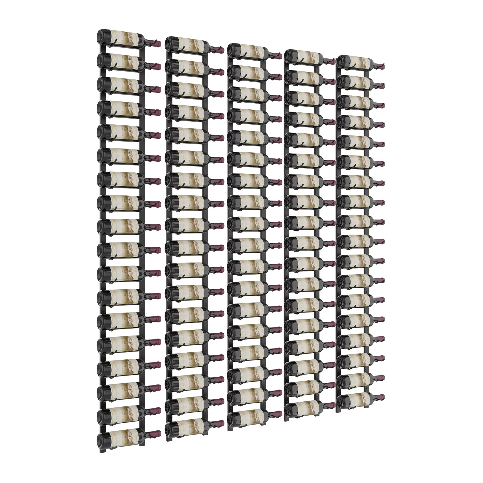 VintageView W Series Feature Wall 6 (wall mounted metal wine rack kit)