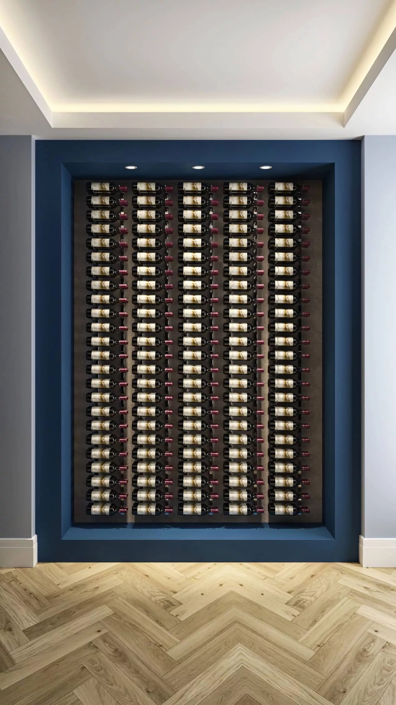 VintageView W Series Feature Wall 8 (wall mounted metal wine rack kit)