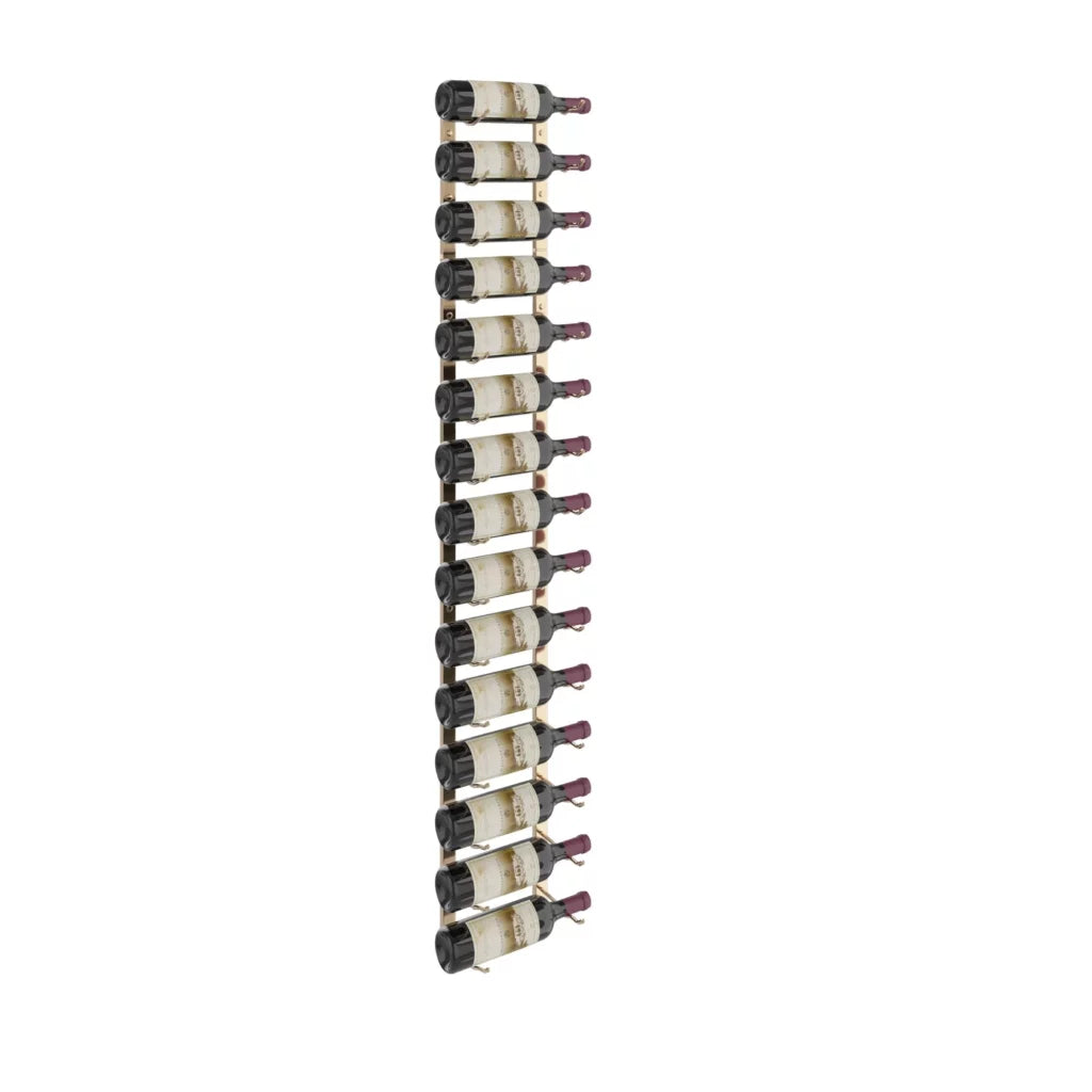 VintageView W Series Wine Rack 5 (wall mounted metal wine rack kit) Golden Bronze Luxe 15 Bottle (Single)