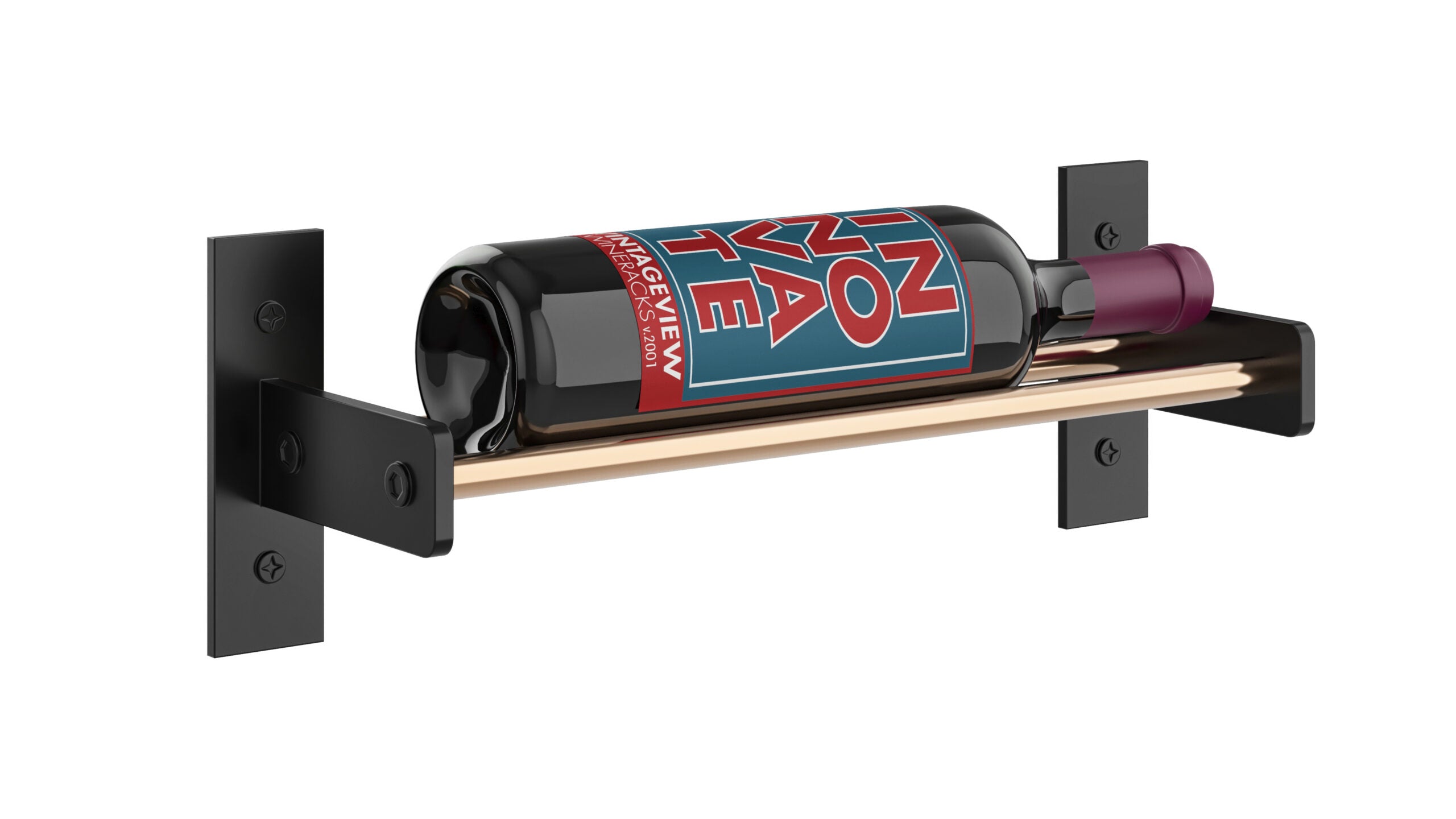 Evolution Wine Wall 5 1C (wall mounted metal wine rack)