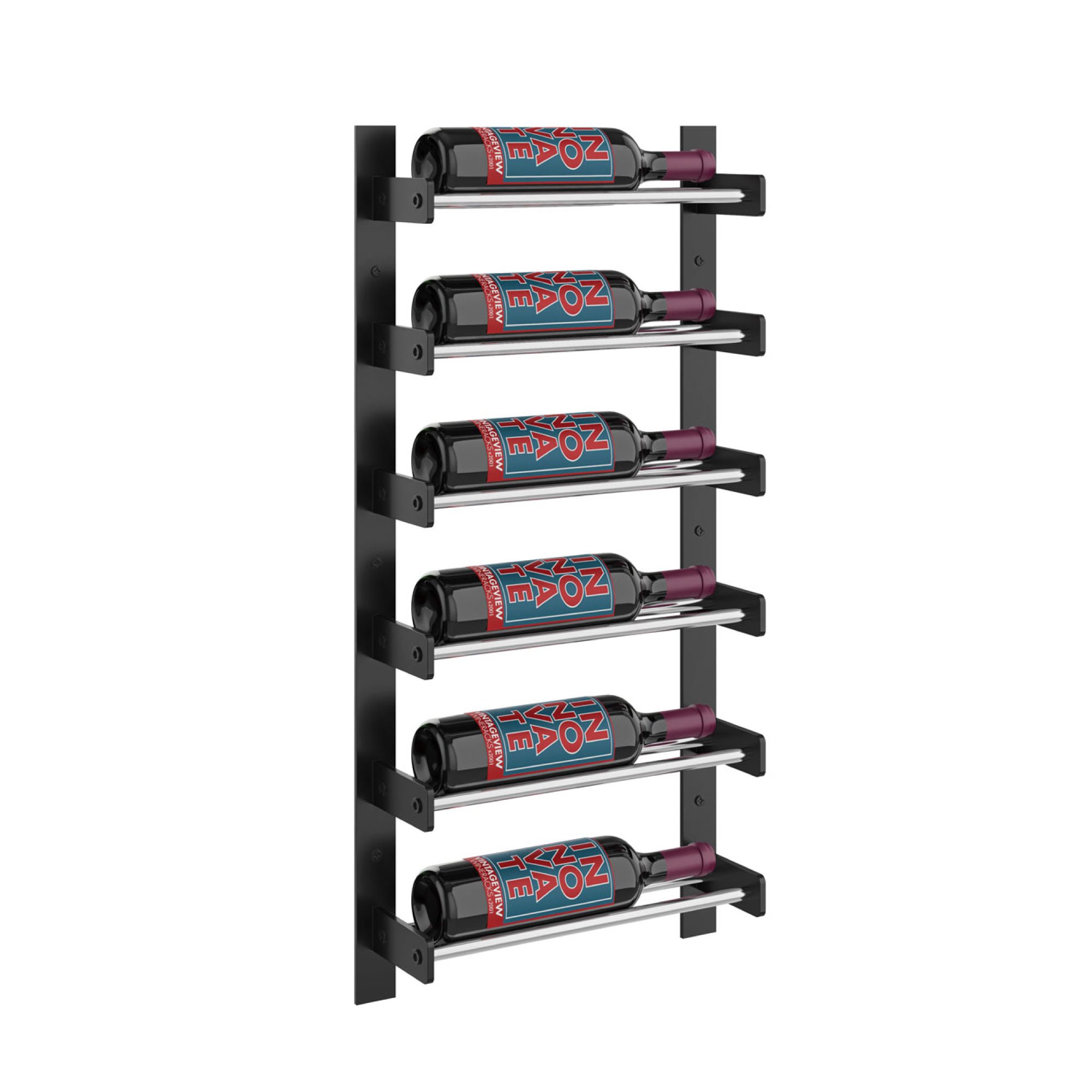 Evolution Wine Wall 30 1C (wall mounted metal wine rack)