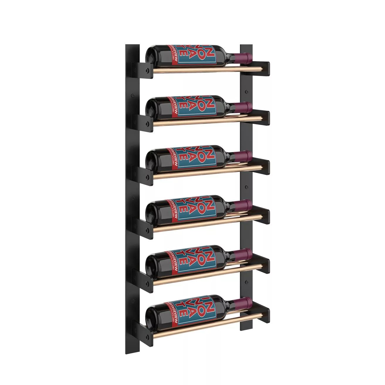 Evolution Wine Wall 30 1C (wall mounted metal wine rack)