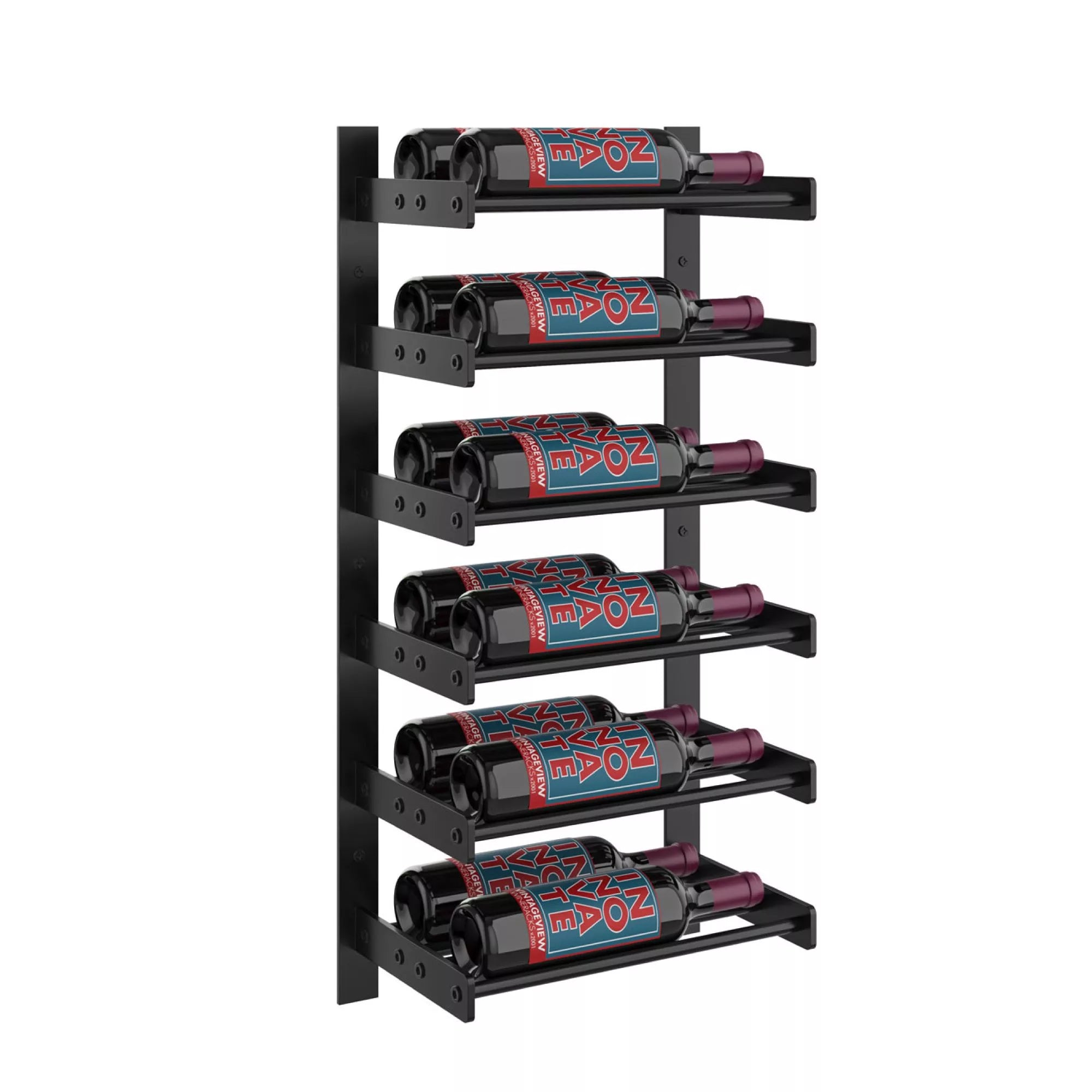 Evolution Wine Wall 30 1C (wall mounted metal wine rack)