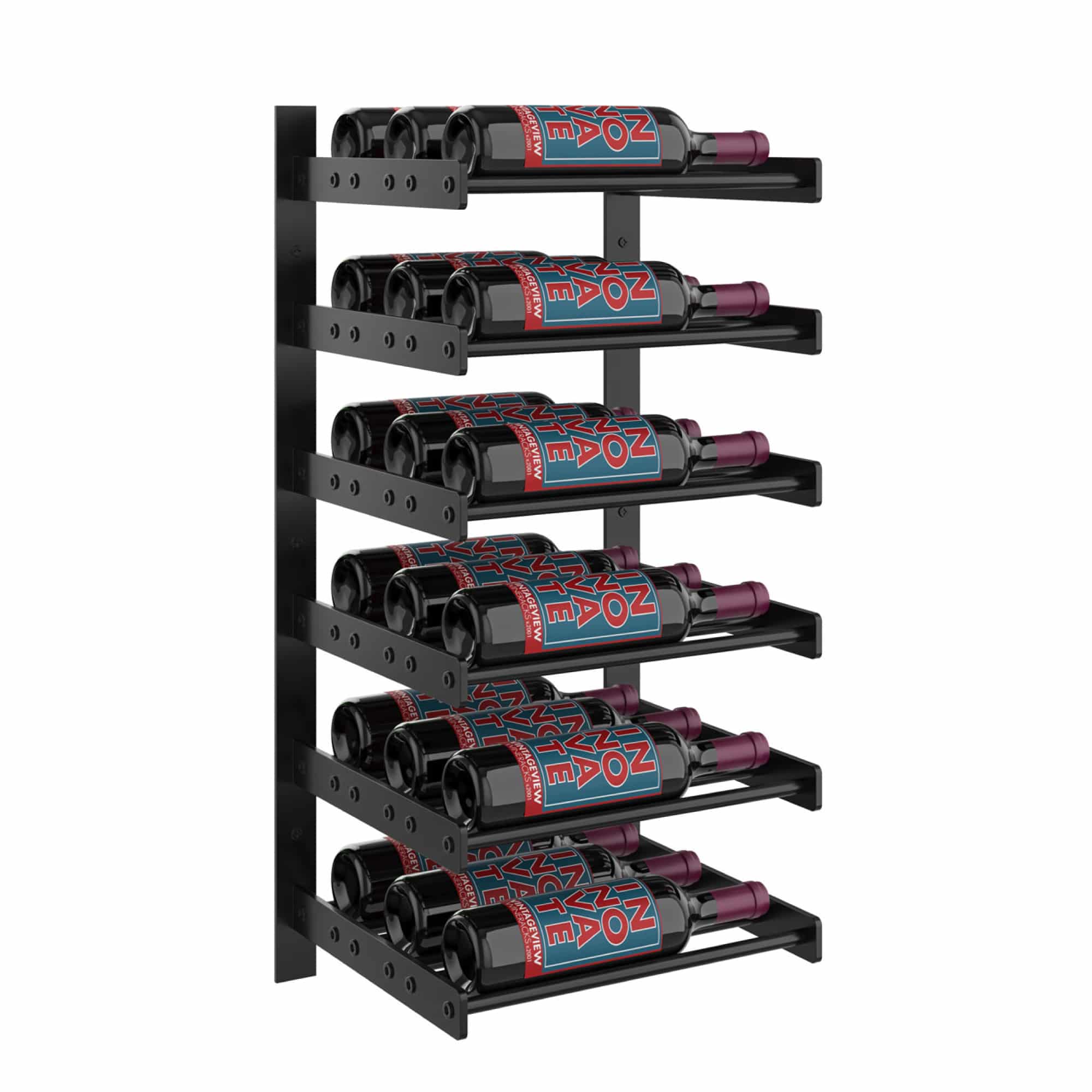 Evolution Wine Wall 30 1C (wall mounted metal wine rack)