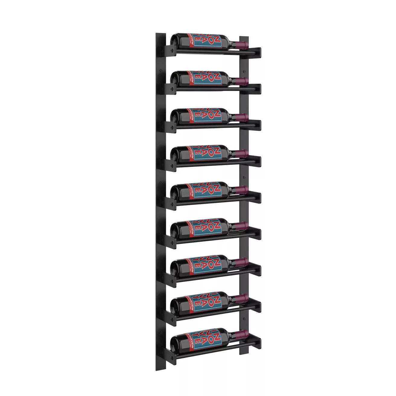 VintageView Evolution Wine Wall 45 1C (wall mounted metal wine rack)