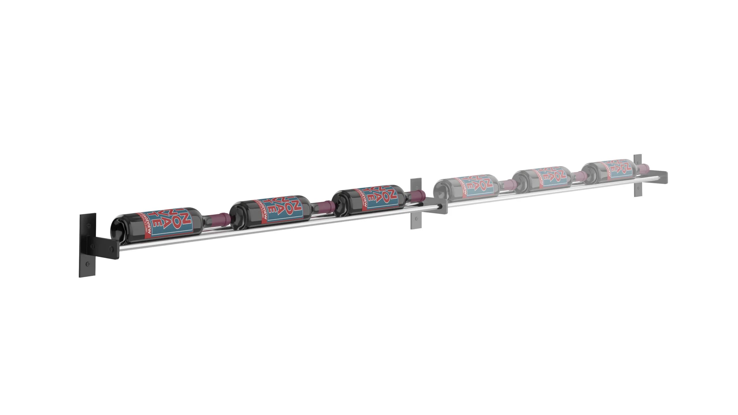 Metal coat rack with multiple hooks on a white background