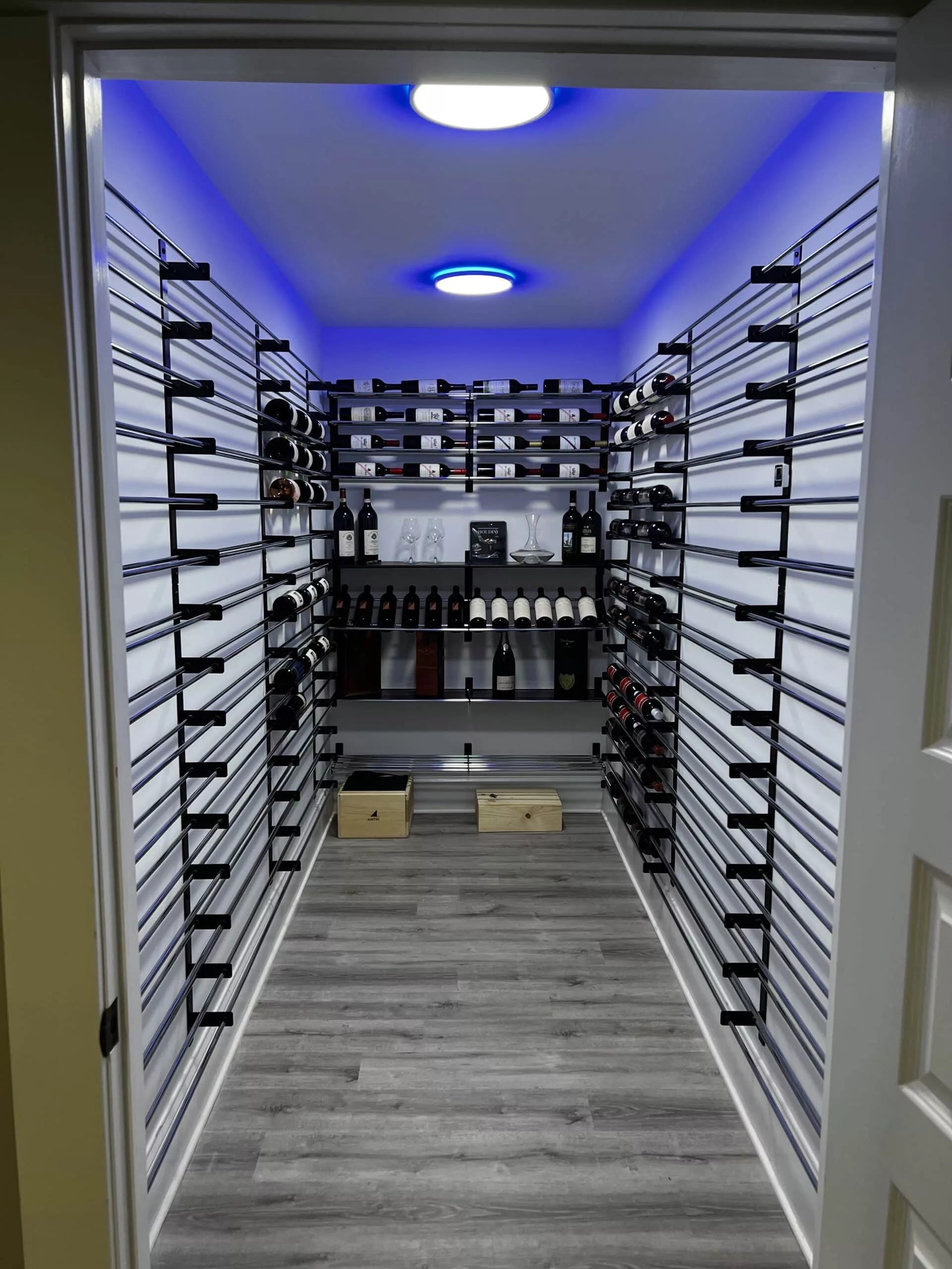 Evolution Wine Wall 5 3C Extension (wall mounted metal wine rack expansion pack)