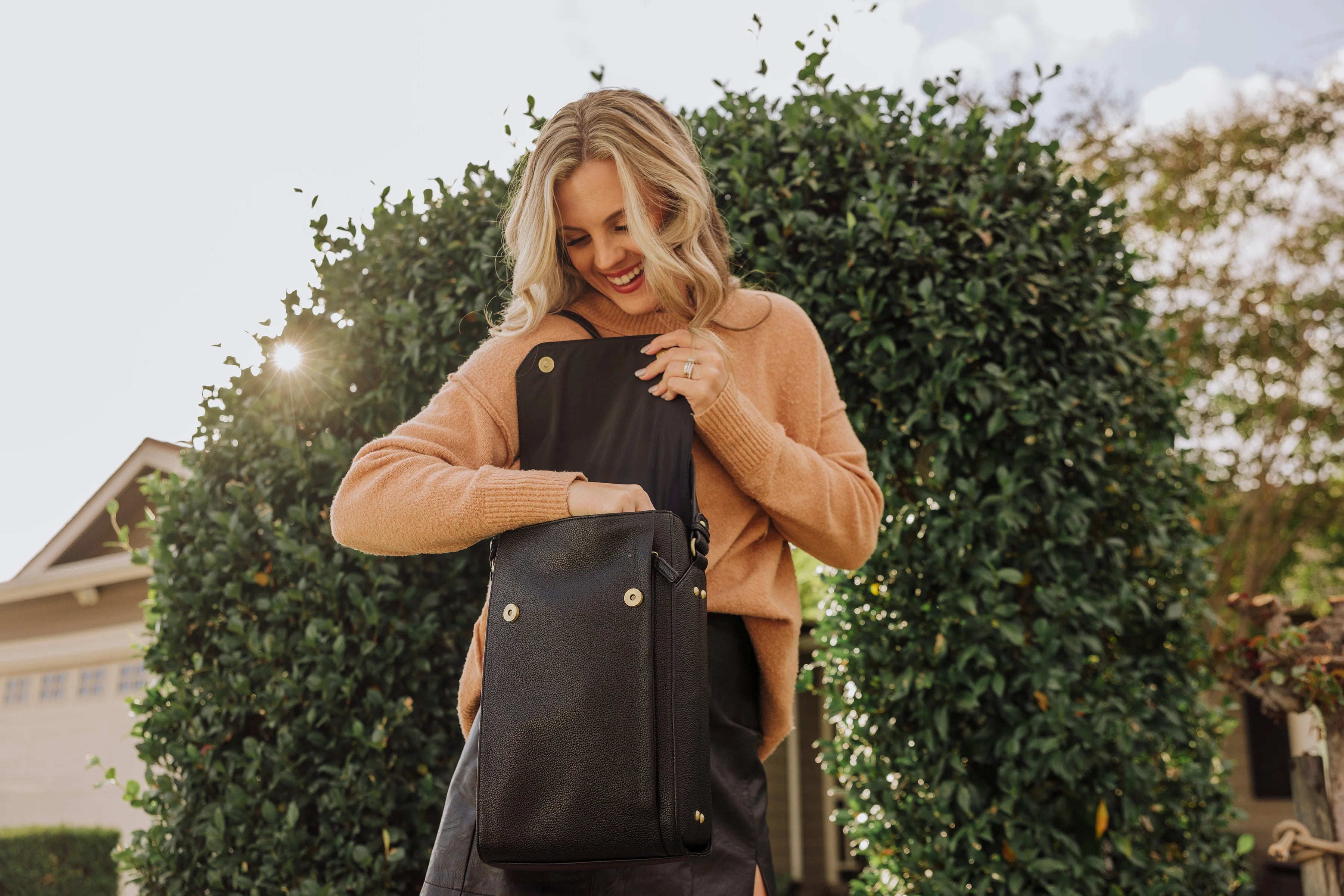 Legacy Barossa Two Bottle Leatherette Wine Tote