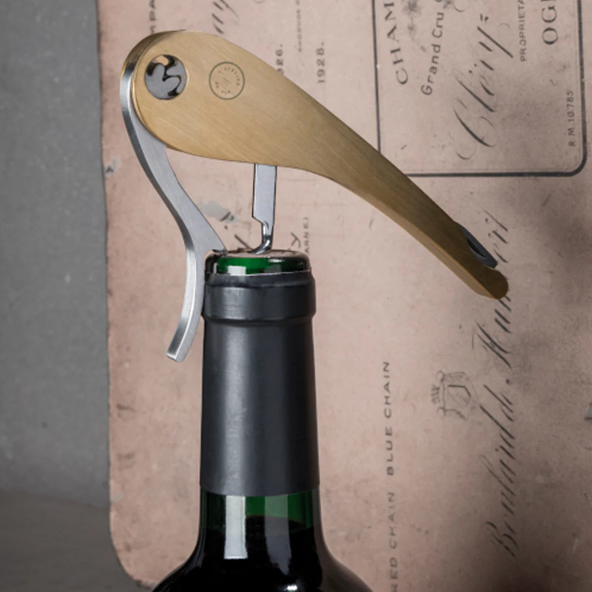 L'Atelier du Vin Soft Brass Machine Corkscrew