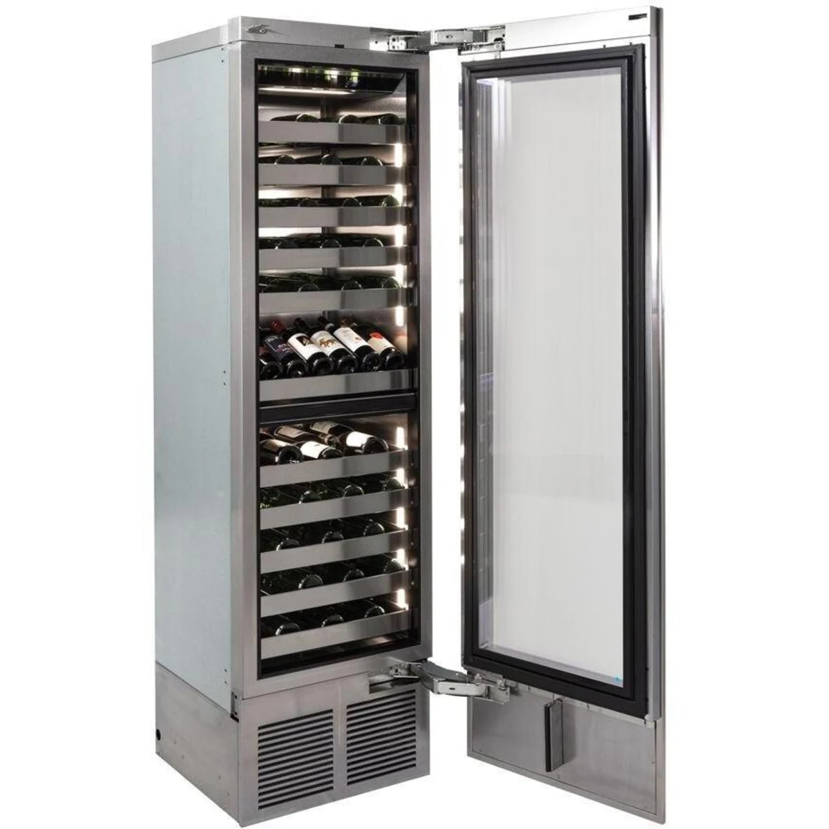 Perlick Perlick Column Dual Zone Panel Ready - Solid Door Right Hinge