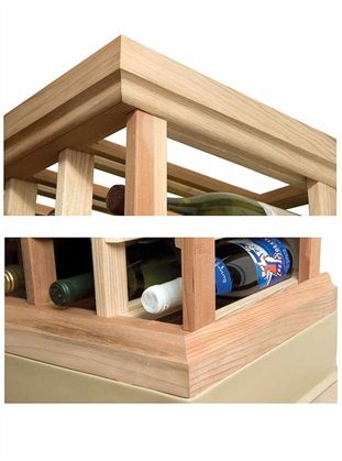 Base/Crown & Molding Kit - Modular Redwood Racks