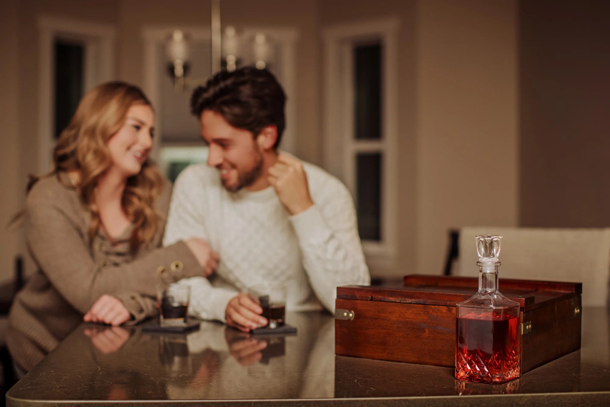 Legacy Whiskey Box Gift Set with Decanter