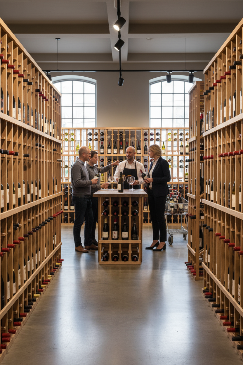 Casier à vin en bois Magnum 12 bouteilles - Casier à vin en bois premium