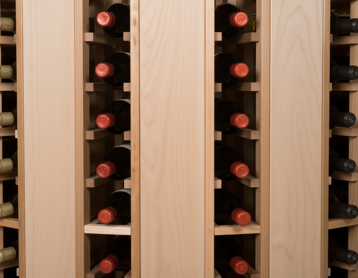 Casier à vin en bois Retail 21 Rounder
