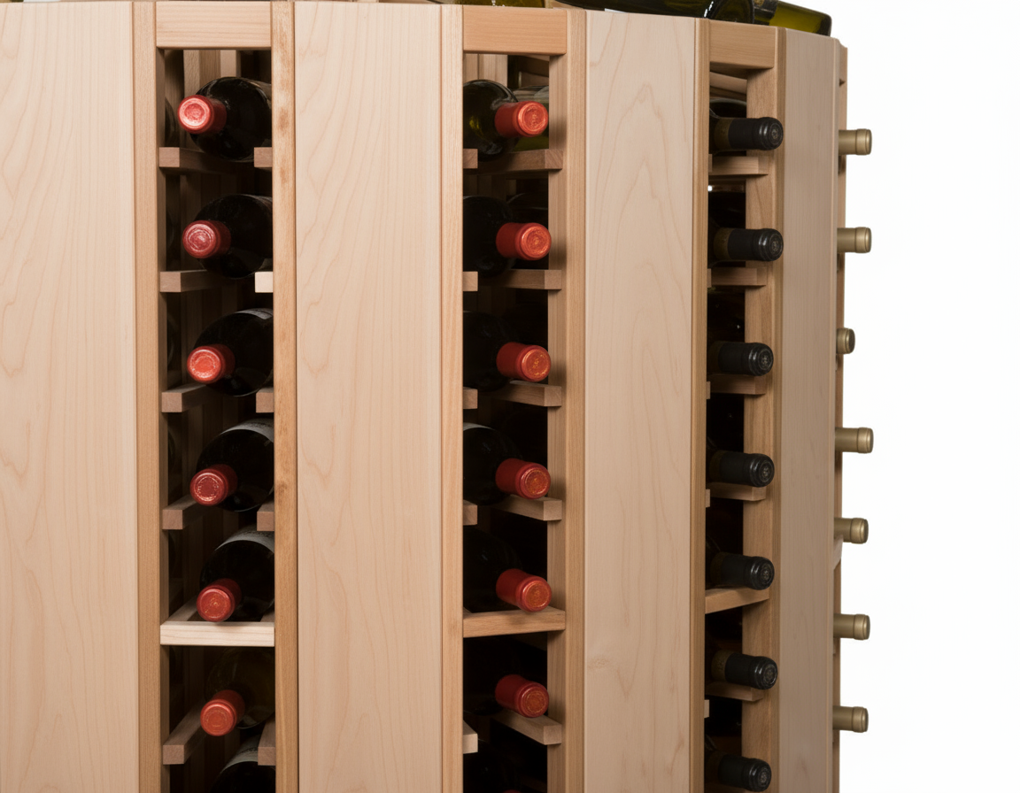 Casier à vin en bois Retail 21 Rounder