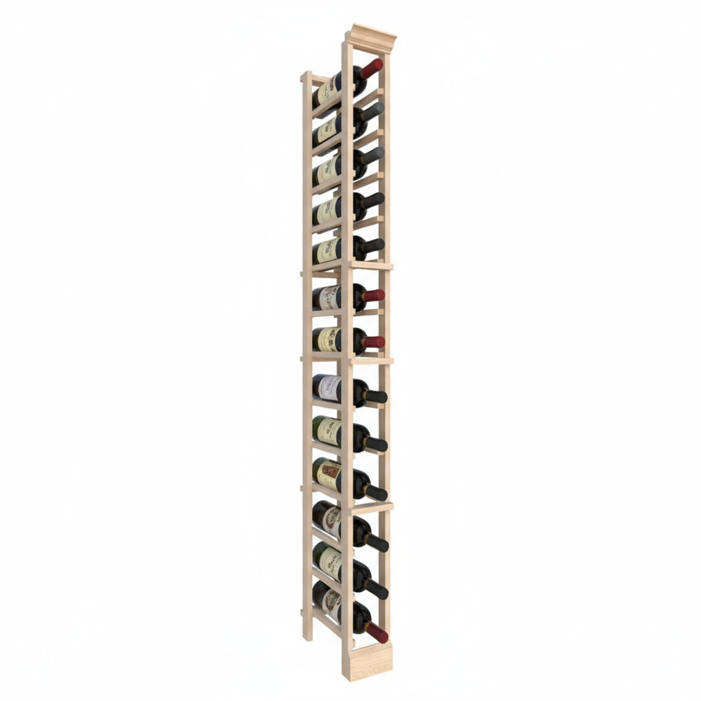 Colonne Unique Magnum Pleine Hauteur (1,5L) - Rangement en Bois Premium Premier Cru