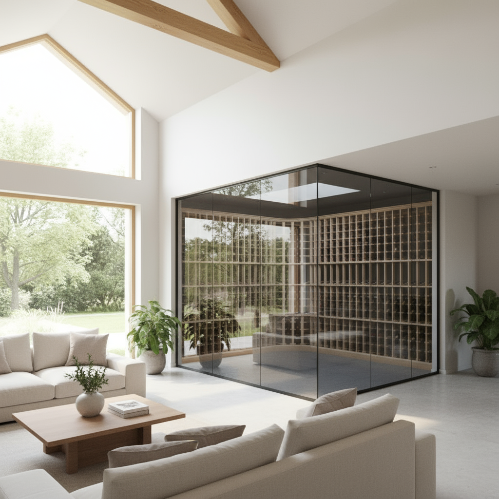 Casier à vin à coins arrondis - Rangement en bois Premium Premier Cru