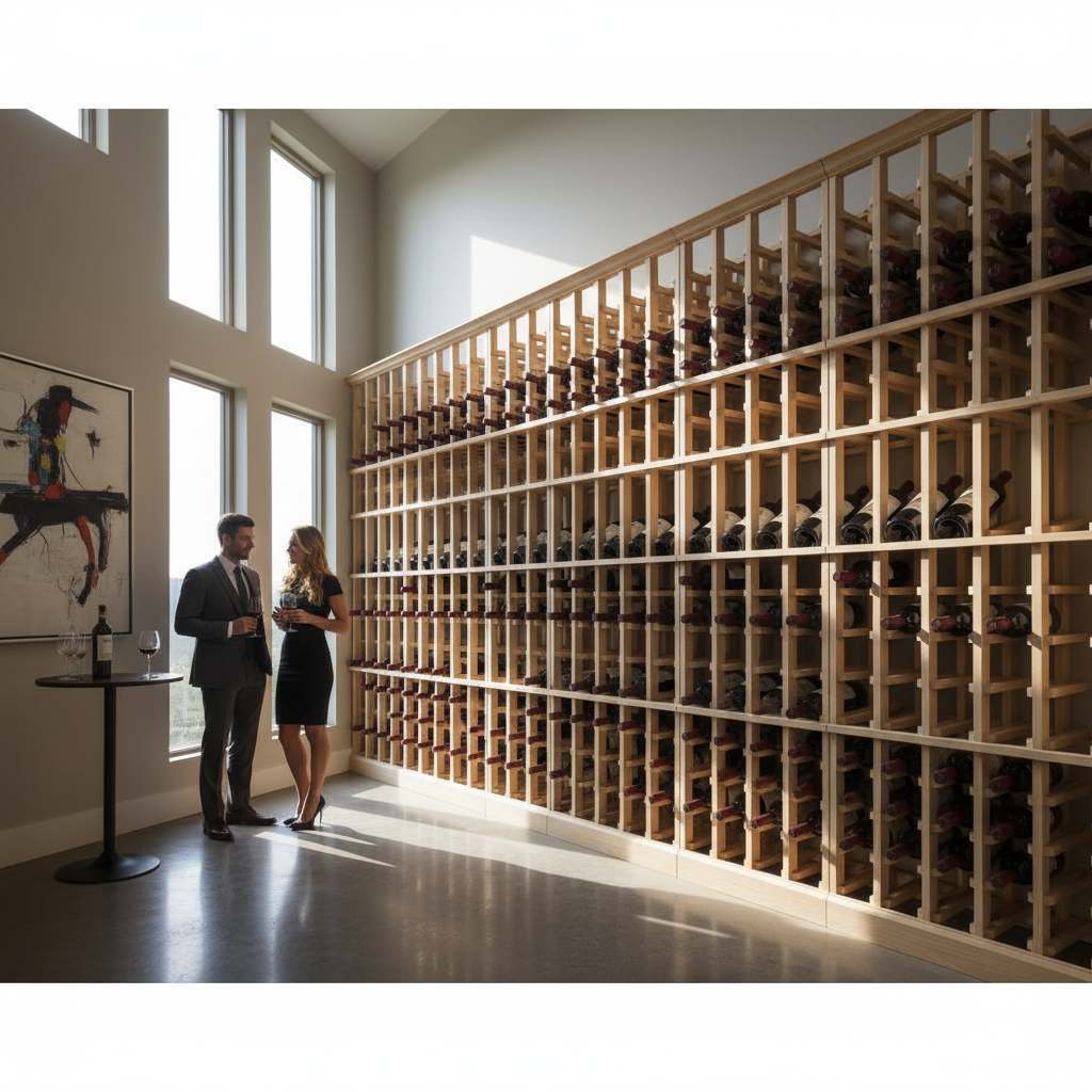 Full Height Standard (750ml) 6 Column - Premier Cru Premium Wooden Racking