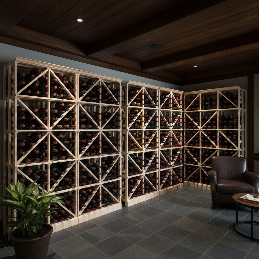 Double Diamond Bin - Premier Cru Premium Wooden Racking