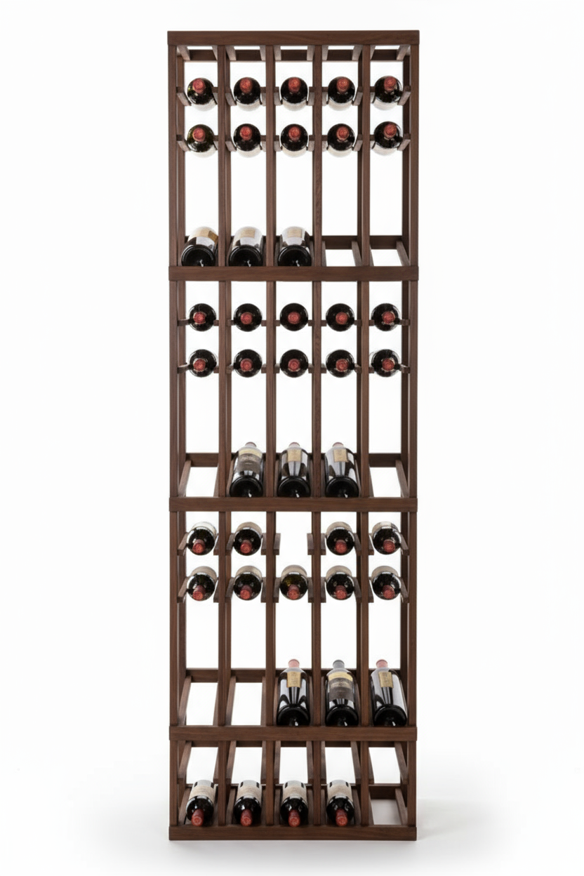 Premier Cru Wine Racks Retail 12 Magnum Wood Wine Rack - Premium Wooden Wine Racks Canadian Toasted Maple