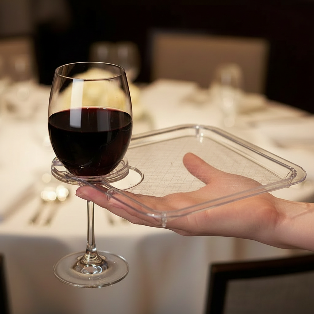 TruBrands Plastic Party Plate